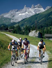 Mountainbike im Montafon